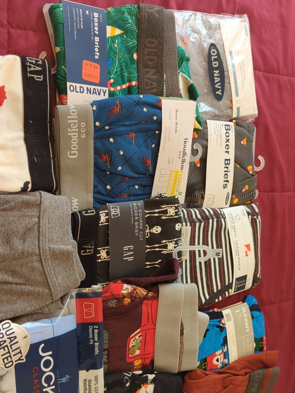 14 Pairs Of Never Worn Mens Boxer Briefs